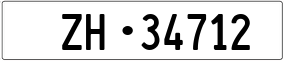 Truck License Plate